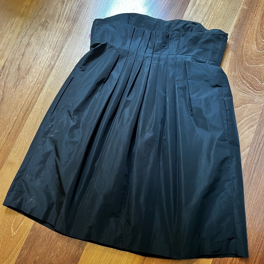BCBGeneration Strapless Black Dress